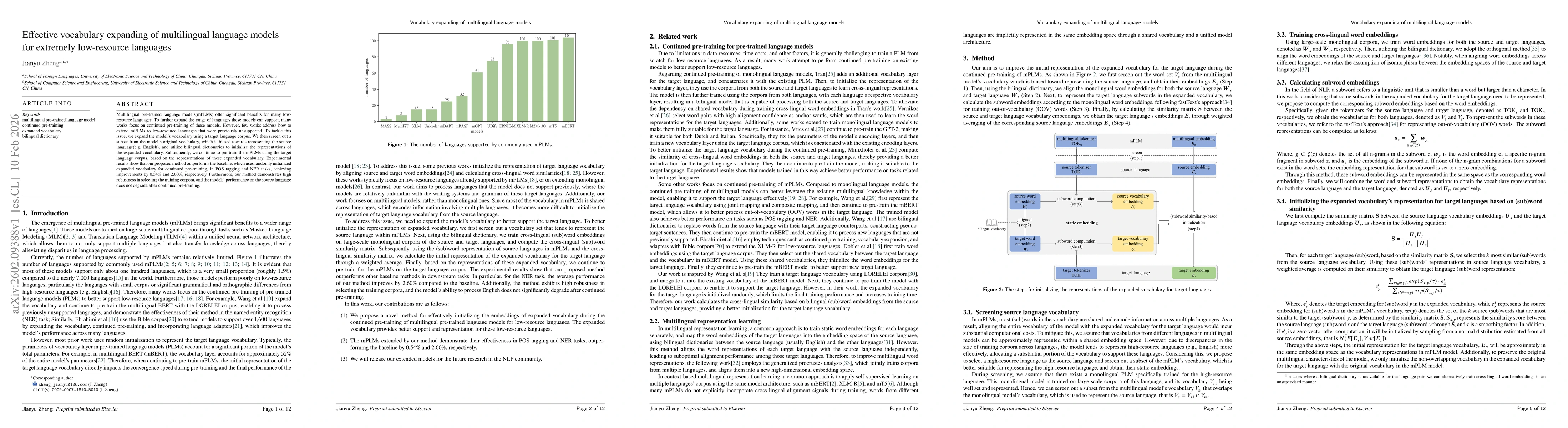 Thumbnail for Effective vocabulary expanding of multilingual language models for extremely low-resource languages