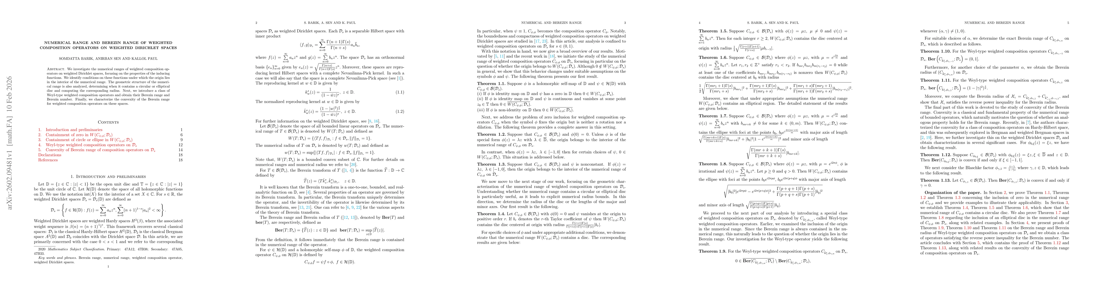 Thumbnail for Numerical range and Berezin range of weighted composition operators on weighted Dirichlet spaces