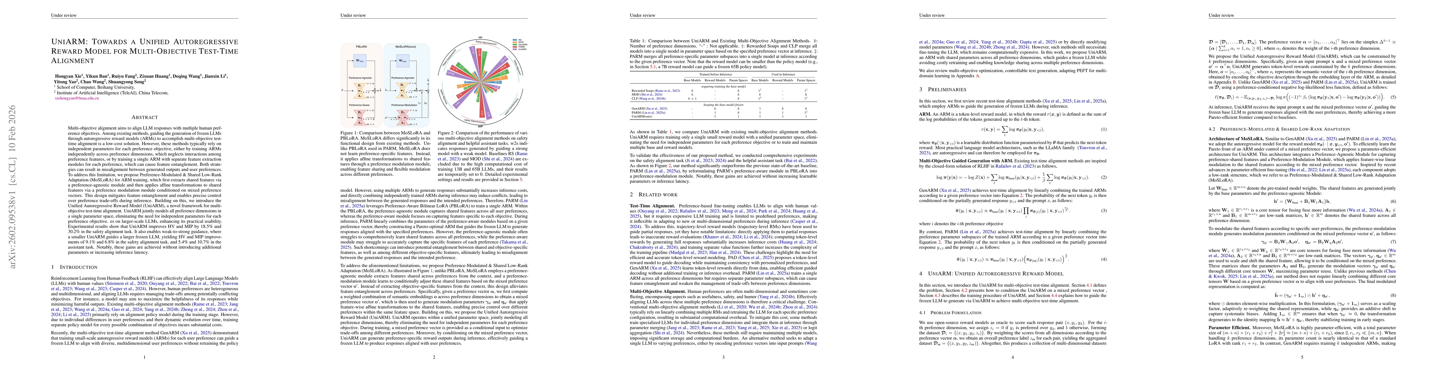 Thumbnail for UniARM: Towards a Unified Autoregressive Reward Model for Multi-Objective Test-Time Alignment