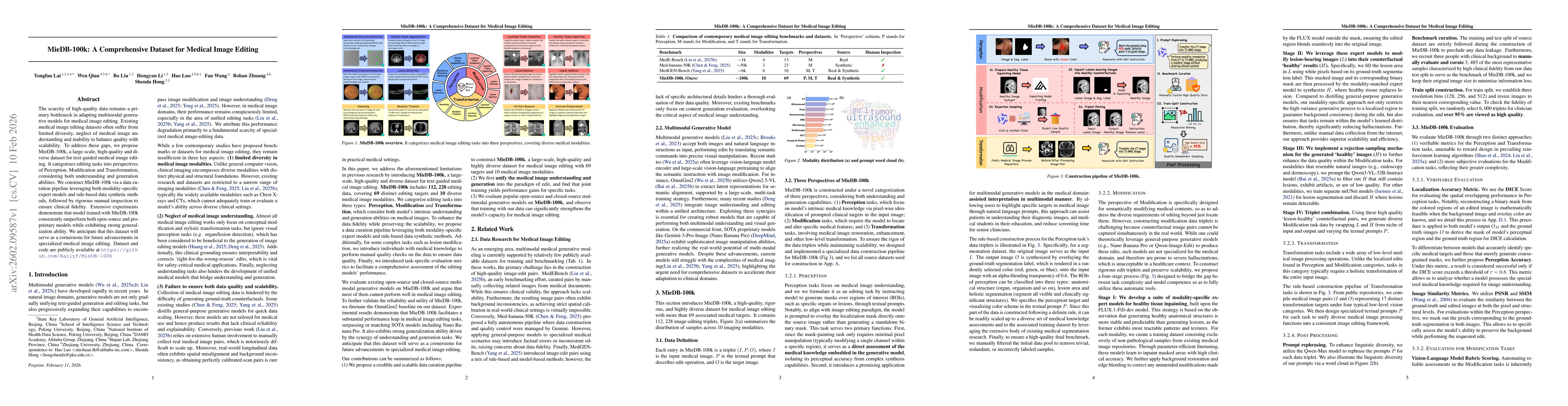 Thumbnail for MieDB-100k: A Comprehensive Dataset for Medical Image Editing