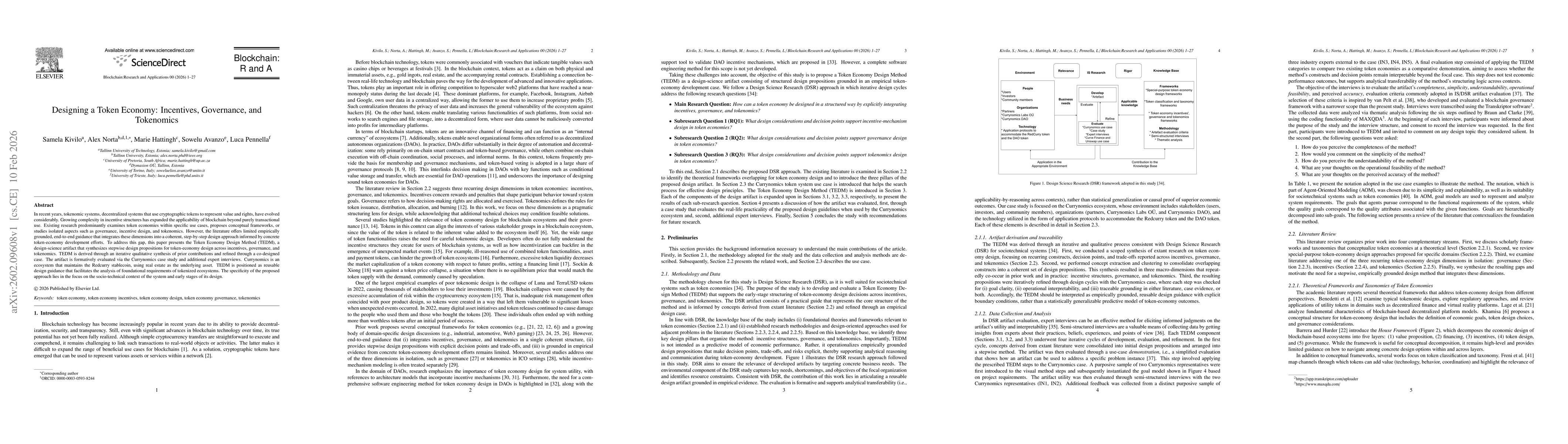 Thumbnail for Designing a Token Economy: Incentives, Governance, and Tokenomics