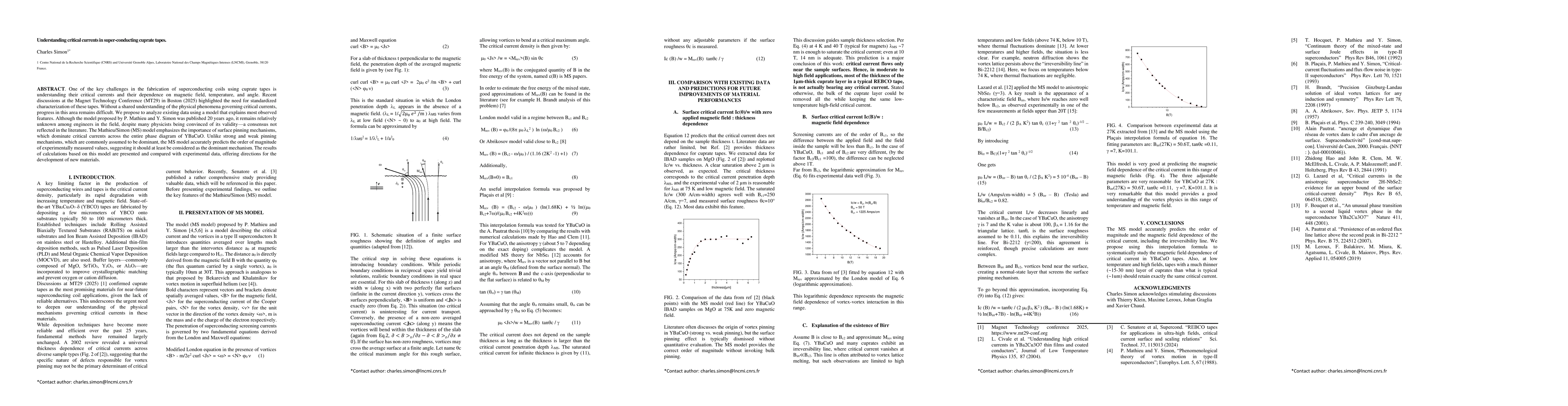 Thumbnail for Understanding critical currents in super-conducting cuprate tapes