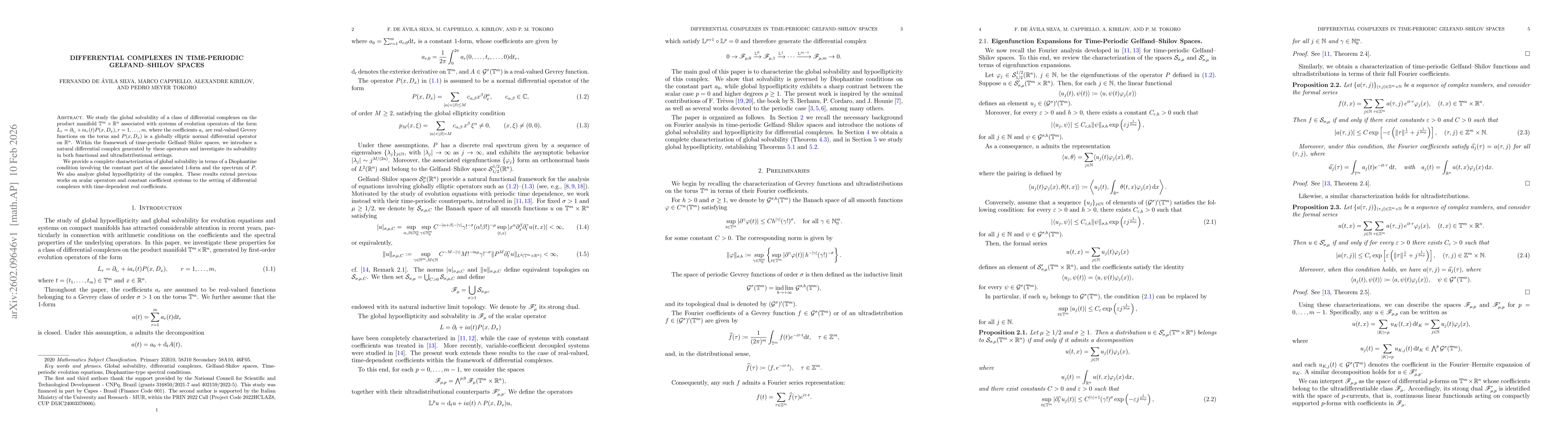 Thumbnail for Differential Complexes in Time-Periodic Gelfand-Shilov Spaces