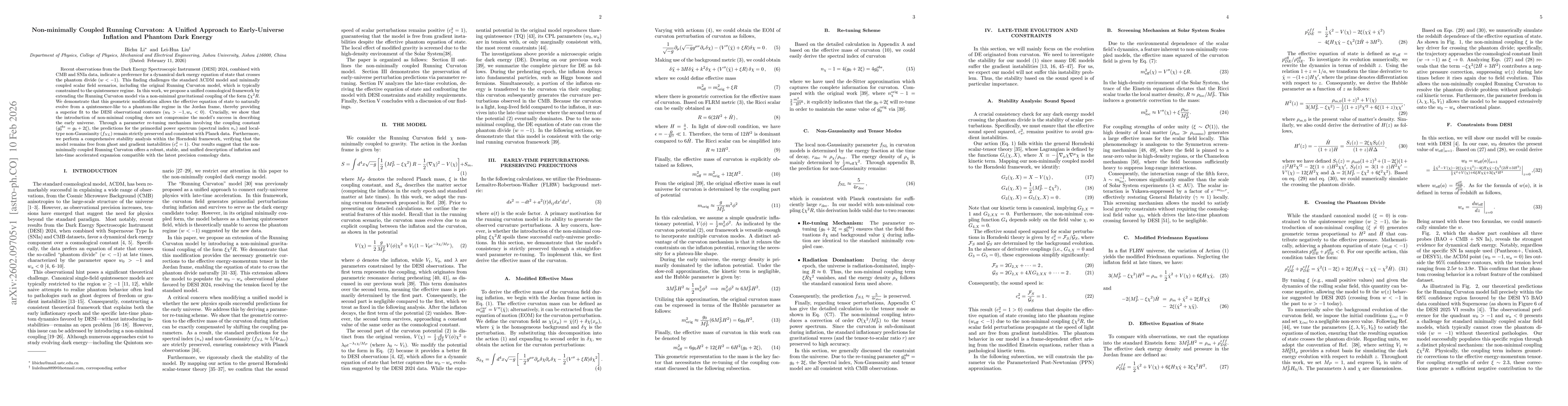 Thumbnail for Non-minimally Coupled Running Curvaton: A Unified Approach to Early-Universe Inflation and Phantom Dark Energy