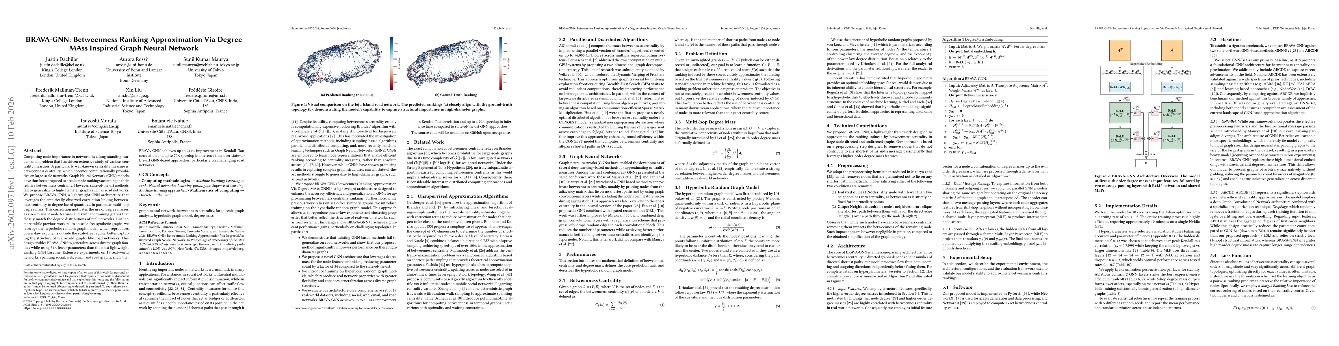 Thumbnail for BRAVA-GNN: Betweenness Ranking Approximation Via Degree MAss Inspired Graph Neural Network