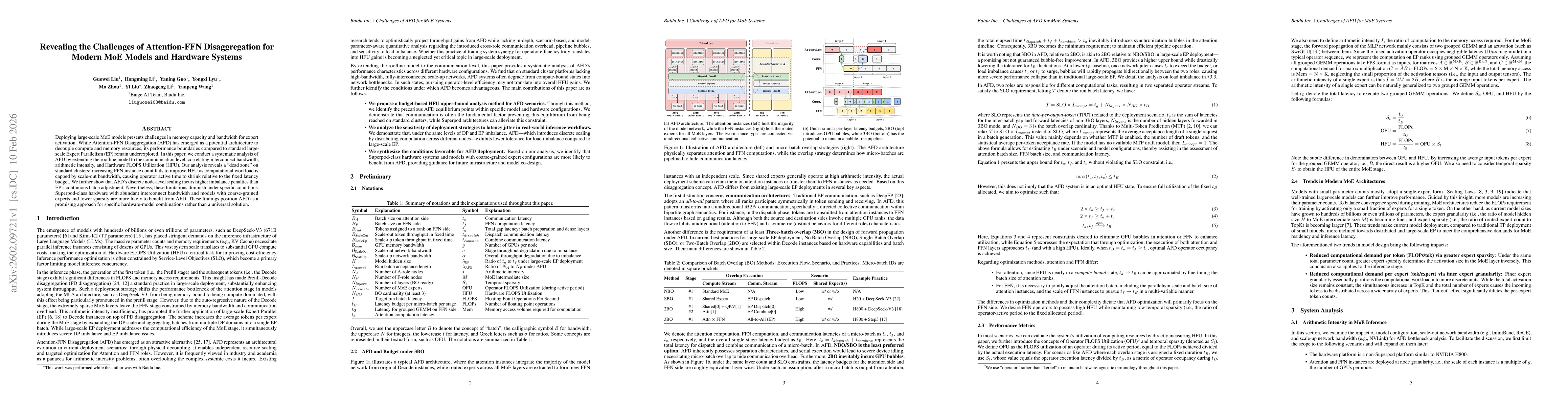 Thumbnail for Revealing the Challenges of Attention-FFN Disaggregation for Modern MoE Models and Hardware Systems