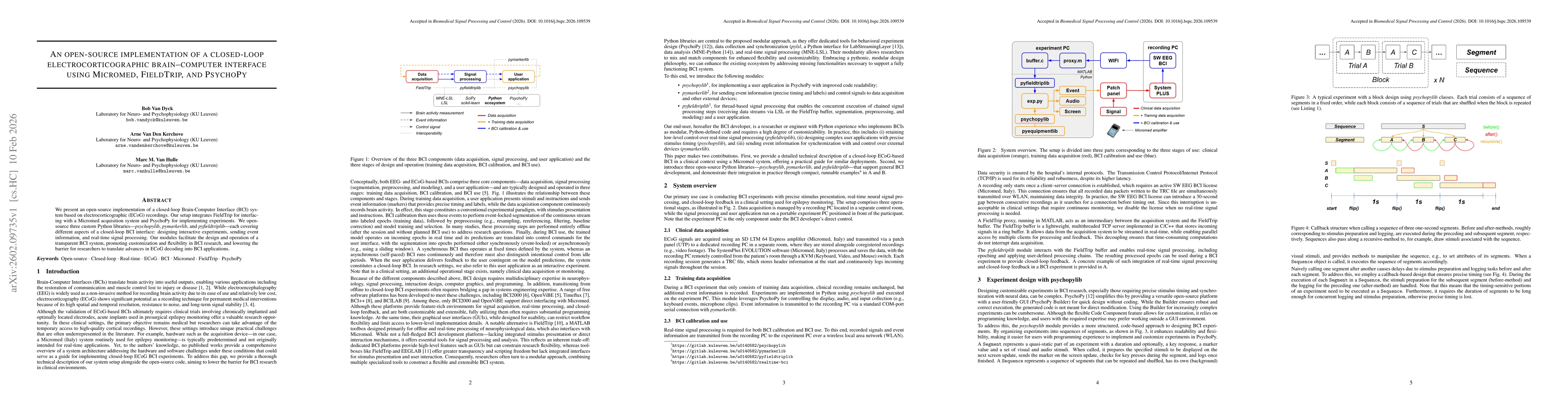 Thumbnail for An open-source implementation of a closed-loop electrocorticographic Brain-Computer Interface using Micromed, FieldTrip, and PsychoPy