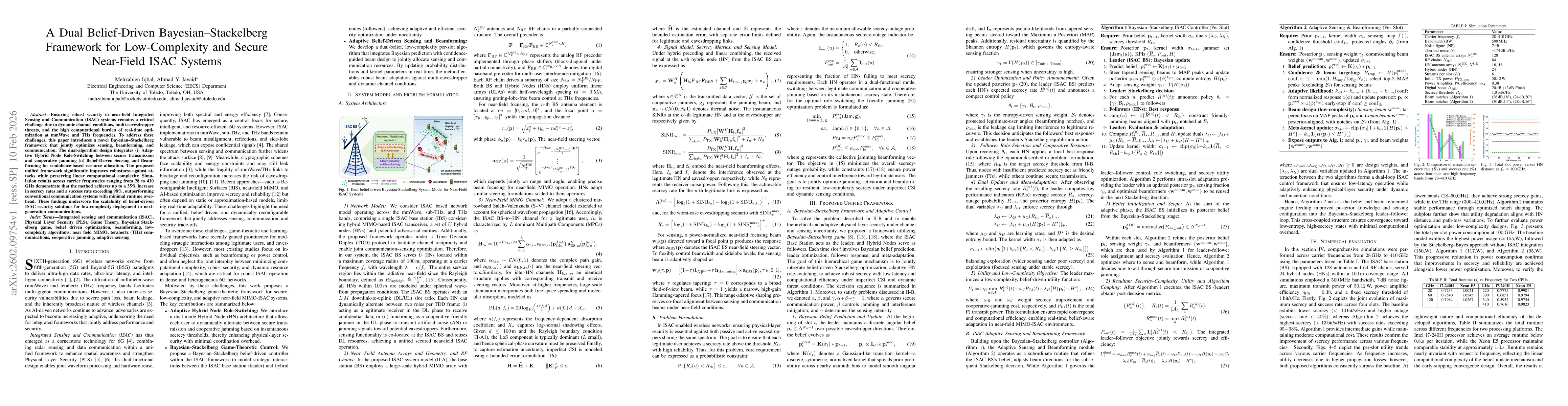Thumbnail for A Dual Belief-Driven Bayesian-Stackelberg Framework for Low-Complexity and Secure Near-Field ISAC Systems