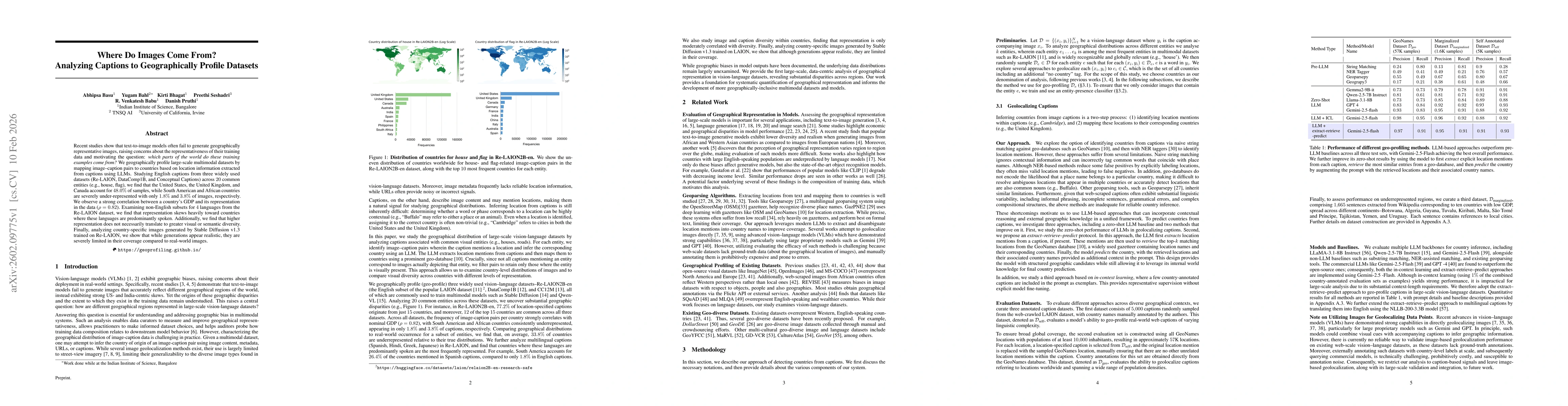 Thumbnail for Where Do Images Come From? Analyzing Captions to Geographically Profile Datasets