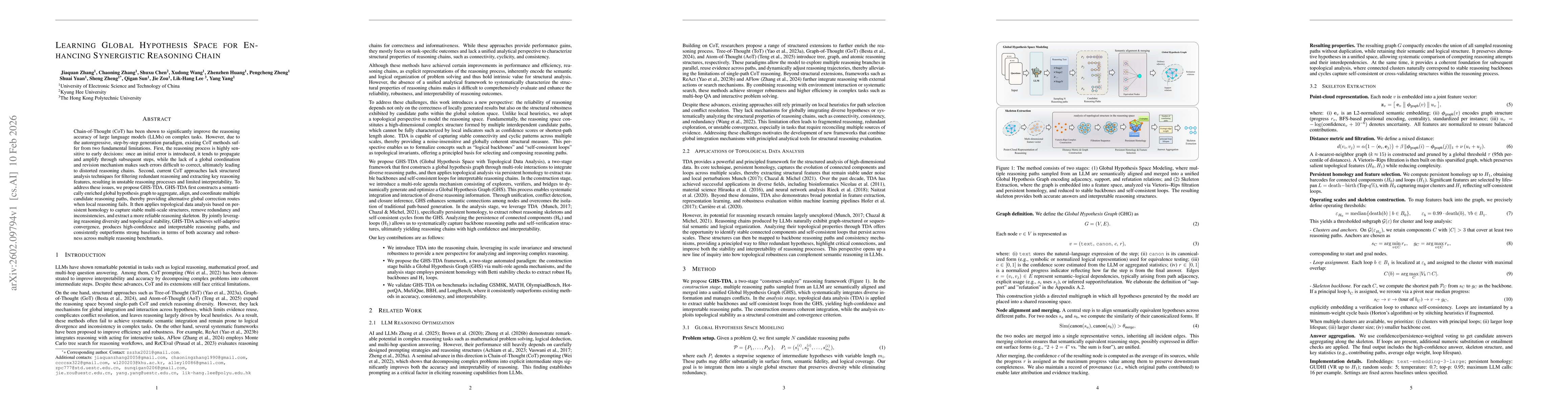 Thumbnail for GHS-TDA: A Synergistic Reasoning Framework Integrating Global Hypothesis Space with Topological Data Analysis