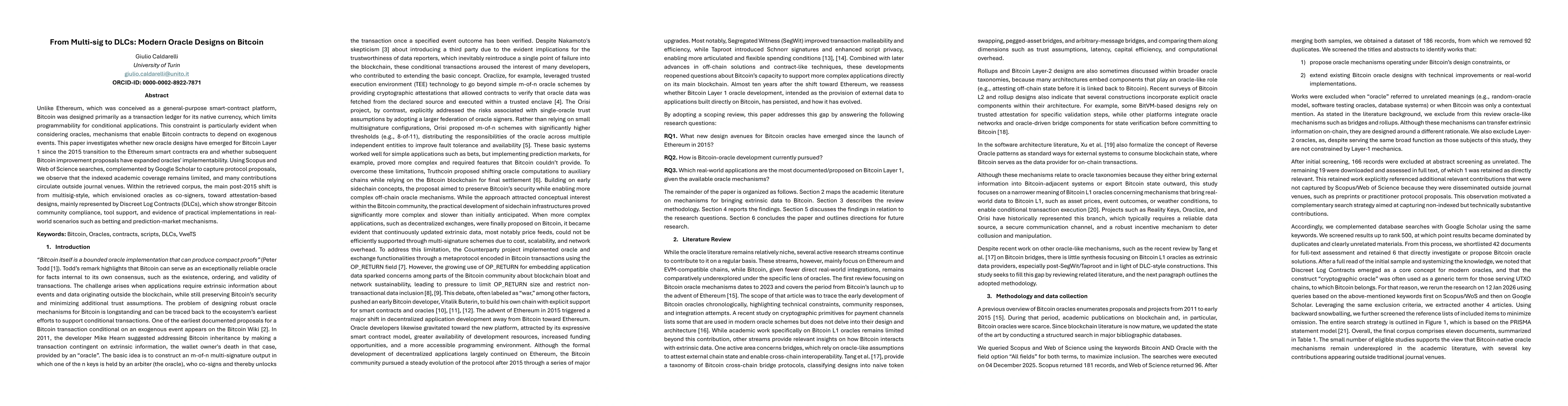 Thumbnail for From Multi-sig to DLCs: Modern Oracle Designs on Bitcoin