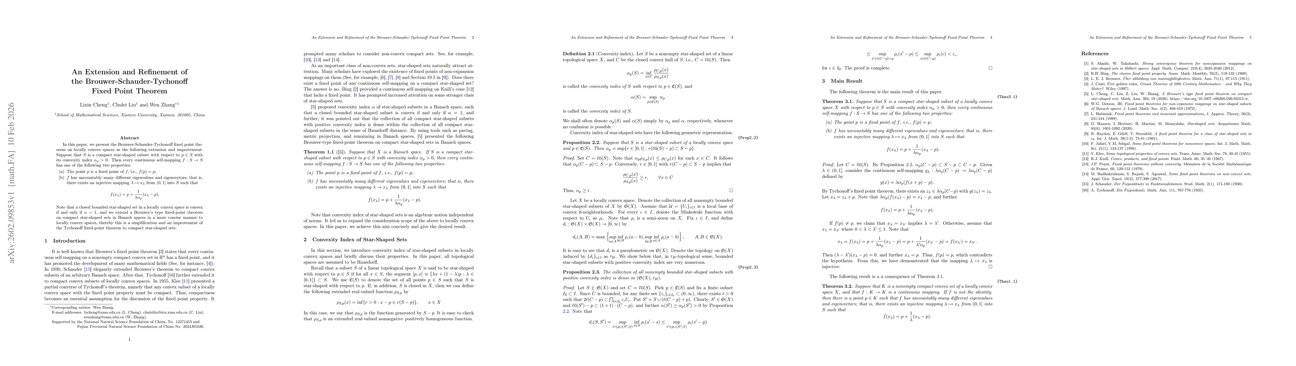 Thumbnail for An Extension and Refinement of the Brouwer-Schauder-Tychonoff Fixed Point Theorem