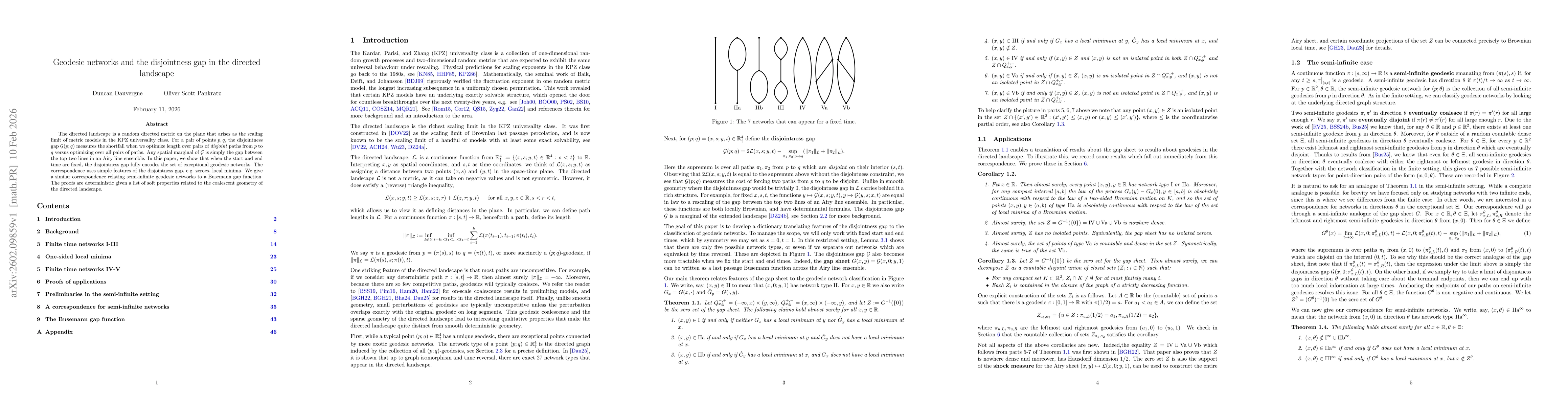 Thumbnail for Geodesic networks and the disjointness gap in the directed landscape