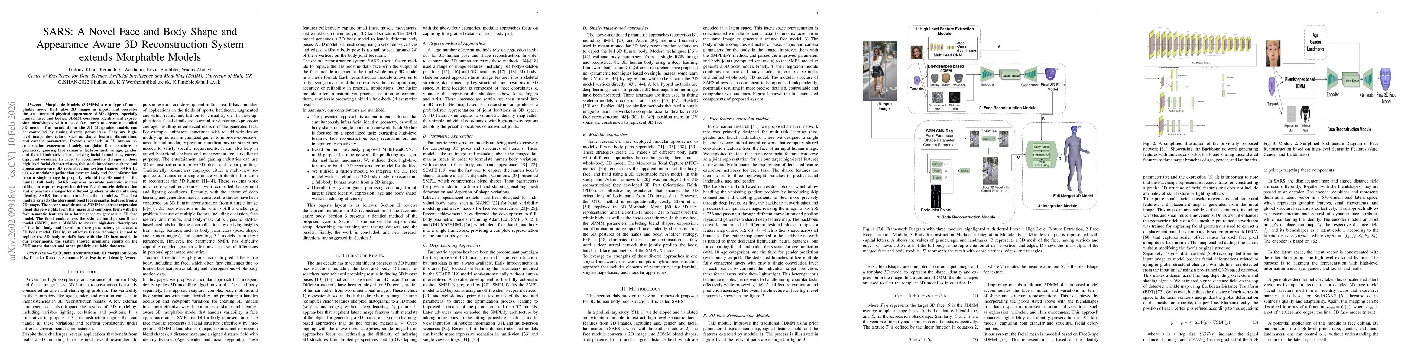 Thumbnail for SARS: A Novel Face and Body Shape and Appearance Aware 3D Reconstruction System extends Morphable Models