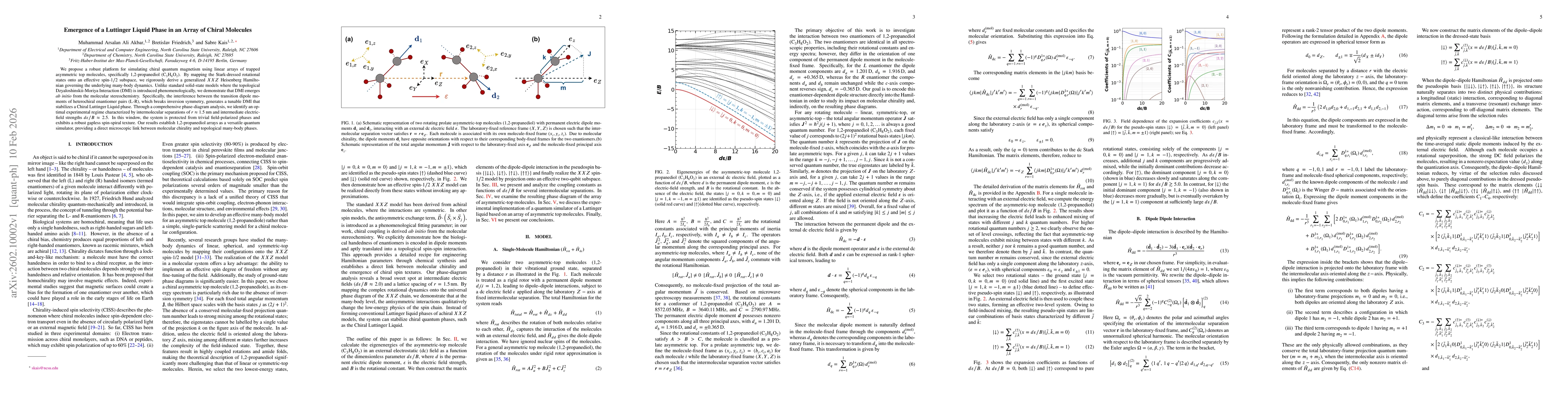 Thumbnail for Emergence of a Luttinger Liquid Phase in an Array of Chiral Molecules