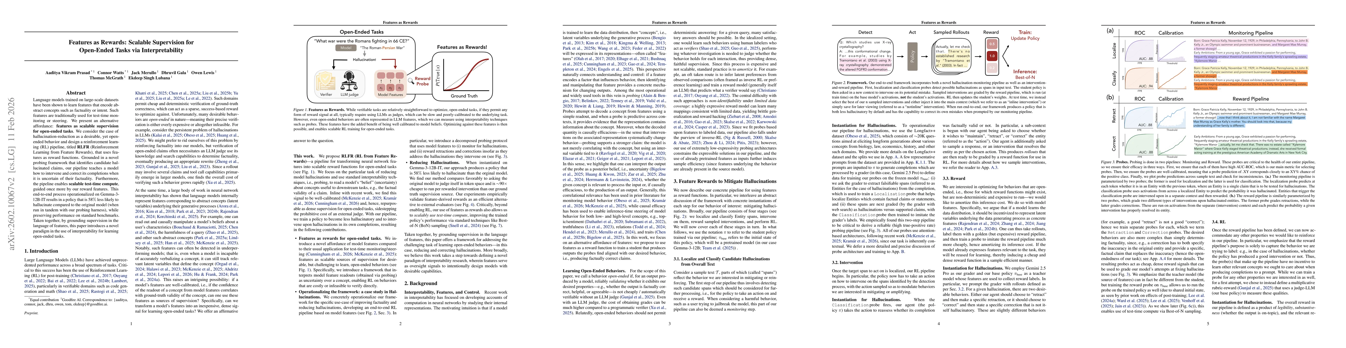 Thumbnail for Features as Rewards: Scalable Supervision for Open-Ended Tasks via Interpretability