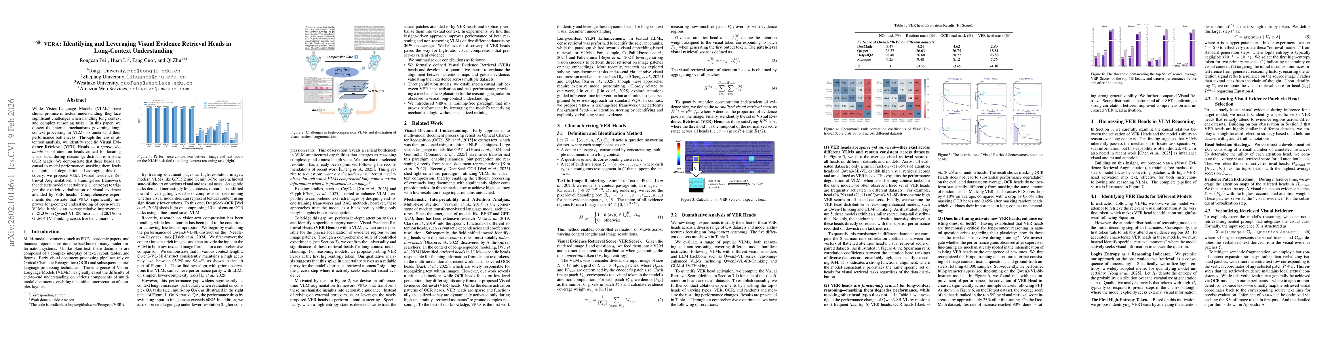Thumbnail for VERA: Identifying and Leveraging Visual Evidence Retrieval Heads in Long-Context Understanding