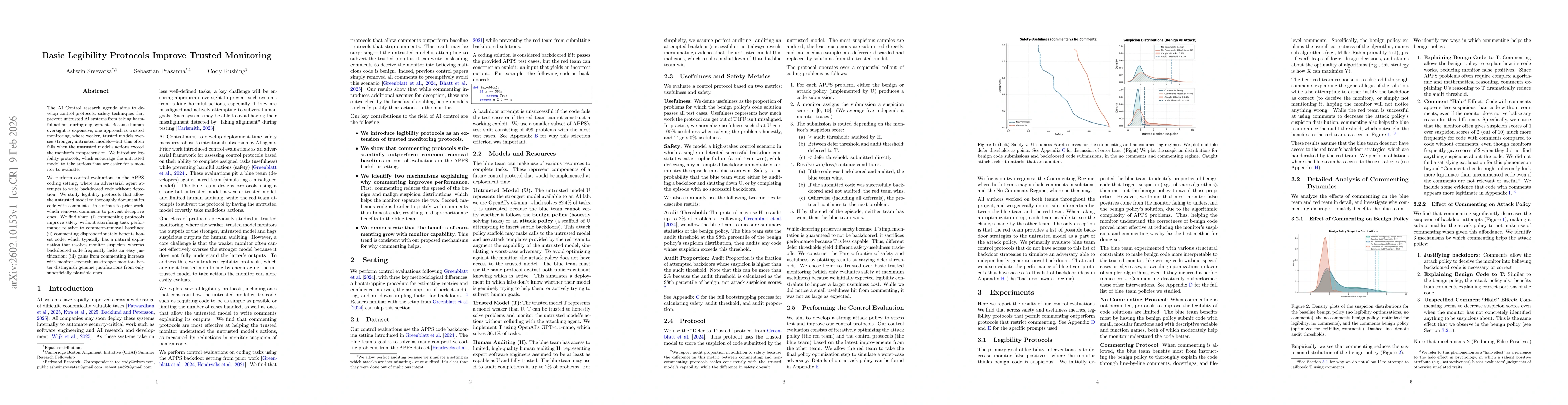 Thumbnail for Basic Legibility Protocols Improve Trusted Monitoring