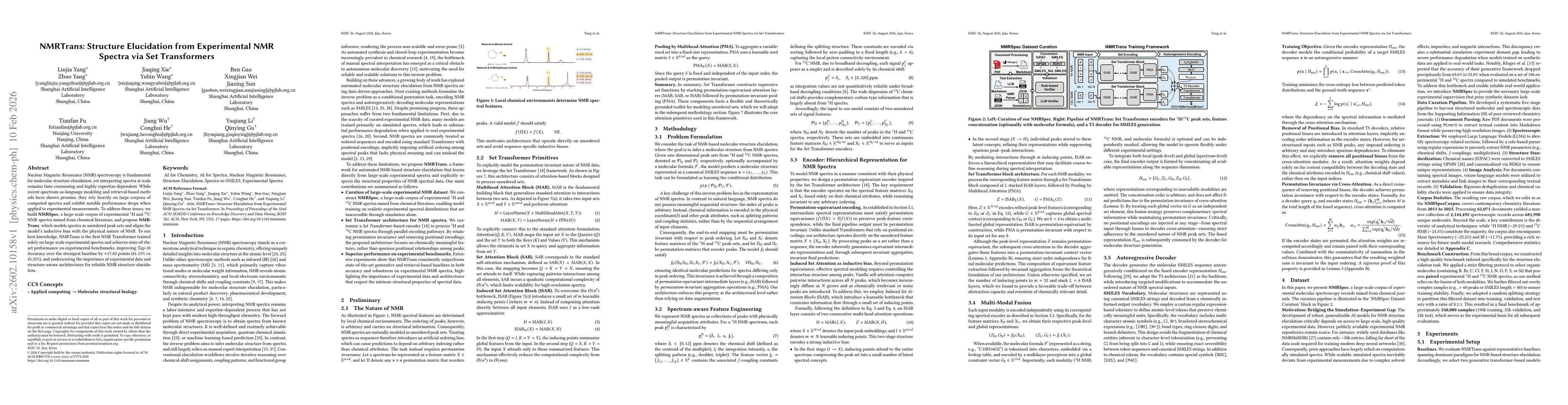 Thumbnail for NMRTrans: Structure Elucidation from Experimental NMR Spectra via Set Transformers