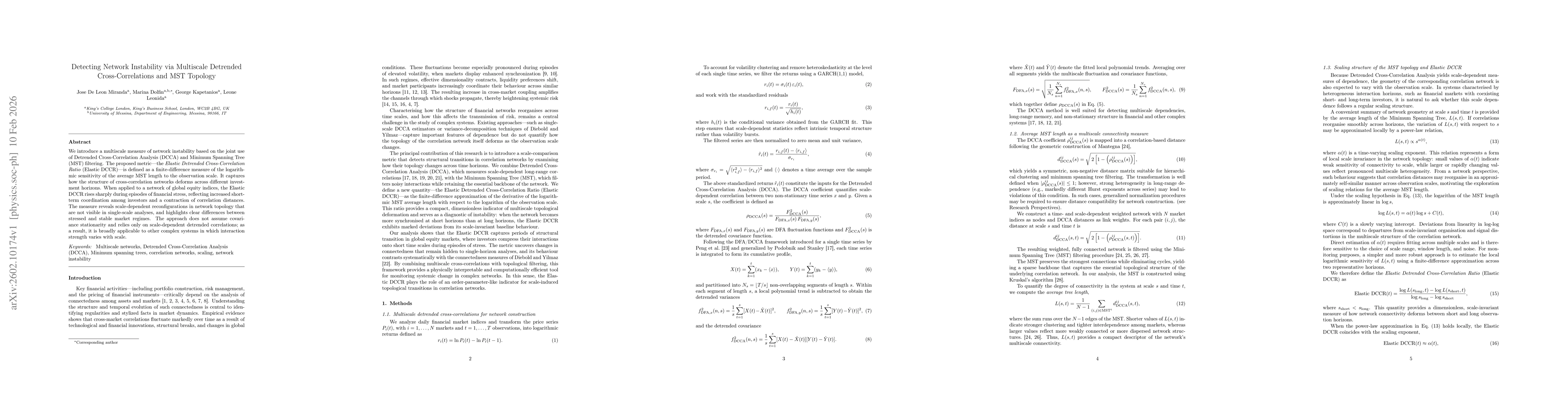Thumbnail for Detecting Network Instability via Multiscale Detrended Cross-Correlations and MST Topology
