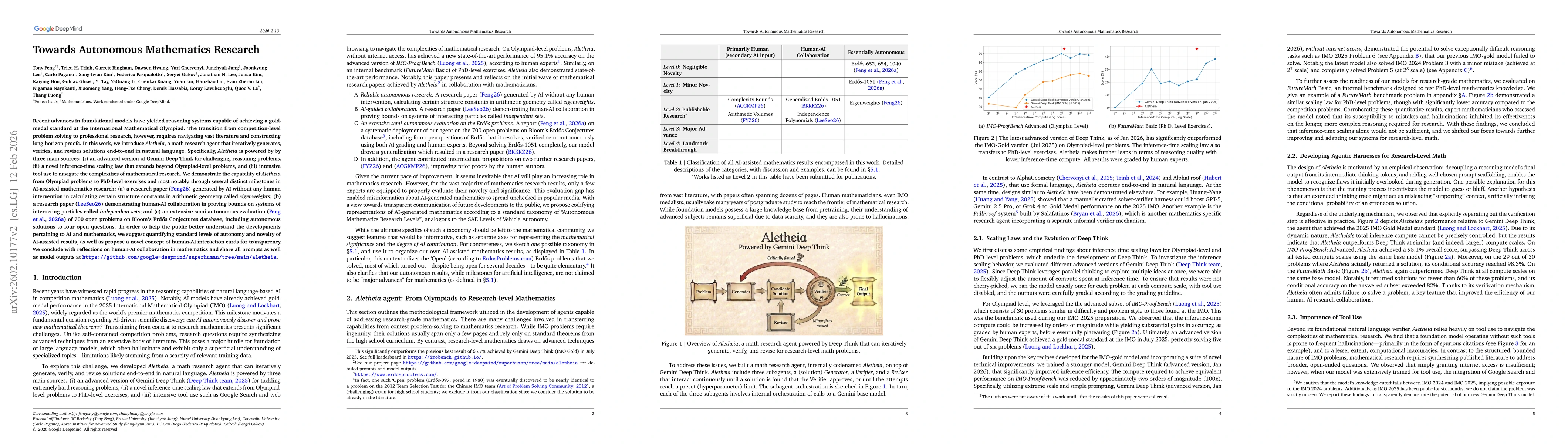 Thumbnail for Towards Autonomous Mathematics Research
