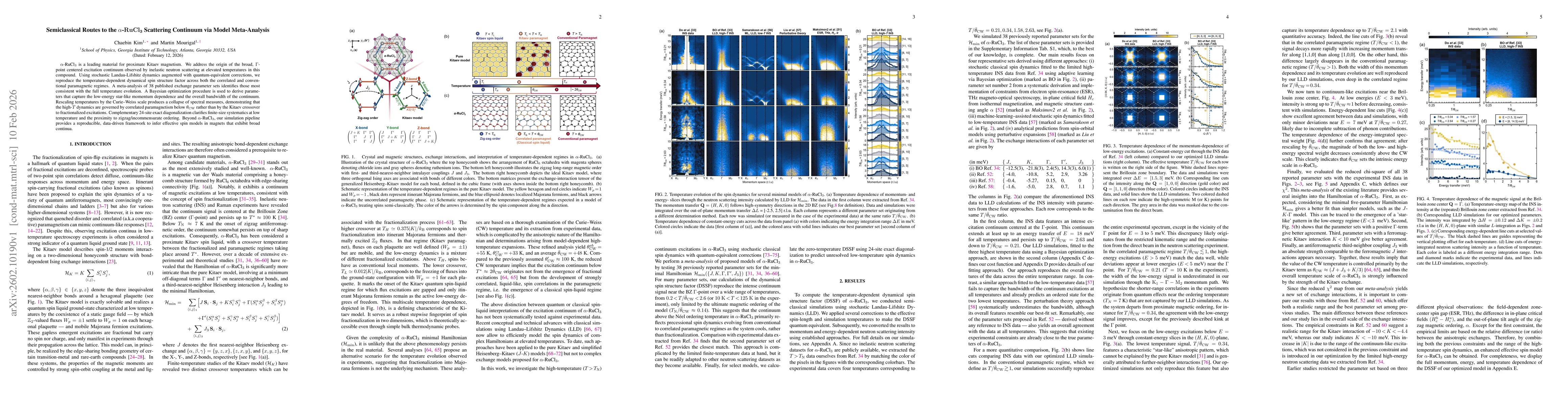 Thumbnail for Semiclassical Routes to the $α$-RuCl$_3$ Scattering Continuum via Model Meta$-$Analysis