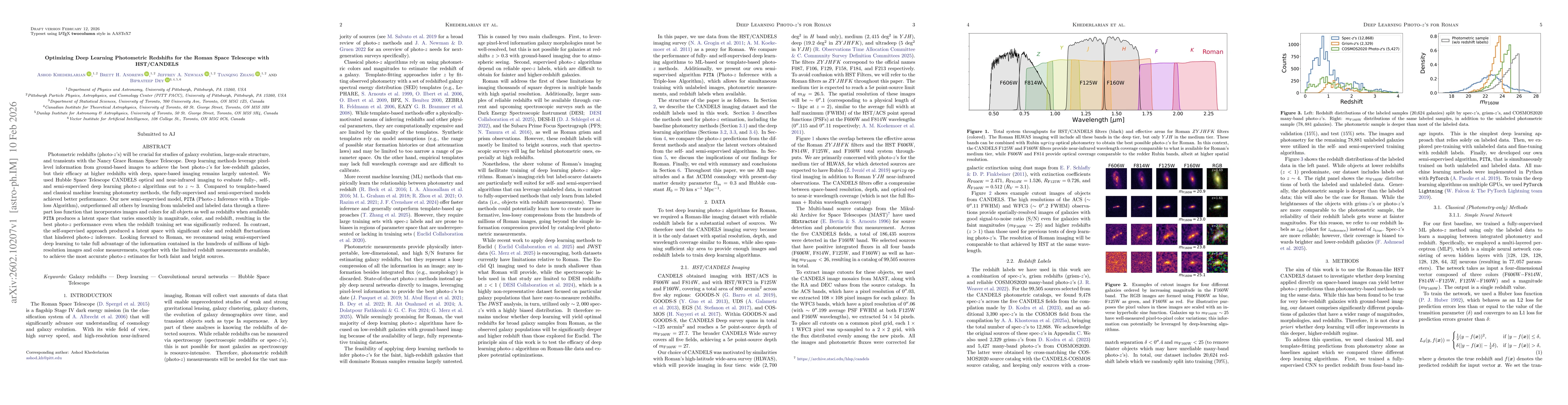 Thumbnail for Optimizing Deep Learning Photometric Redshifts for the Roman Space Telescope with HST/CANDELS
