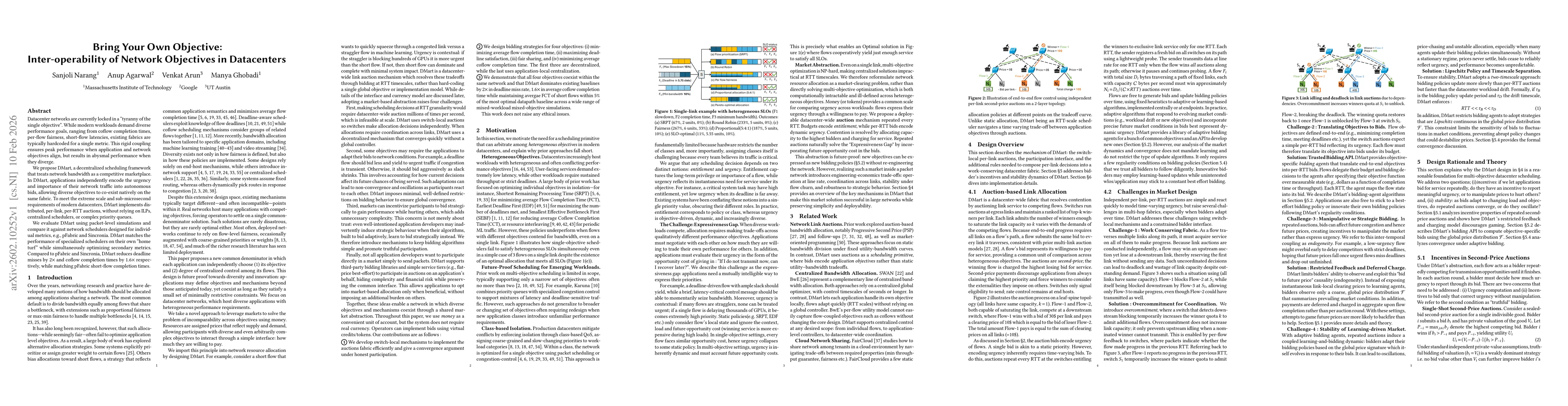 Thumbnail for Bring Your Own Objective: Inter-operability of Network Objectives in Datacenters