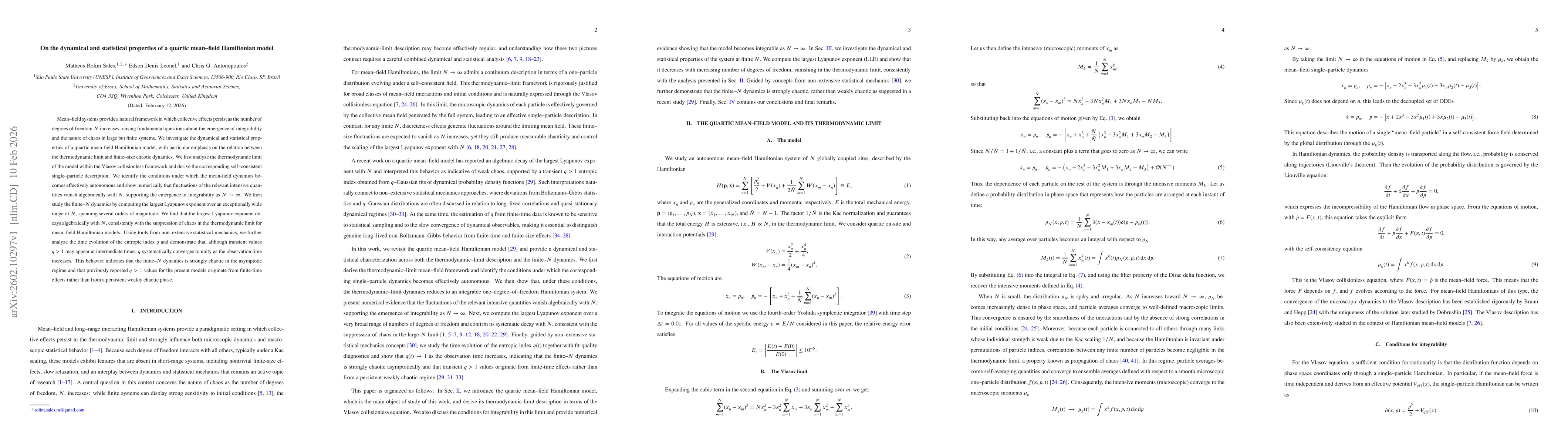 Thumbnail for On the dynamical and statistical properties of a quartic mean-field Hamiltonian model