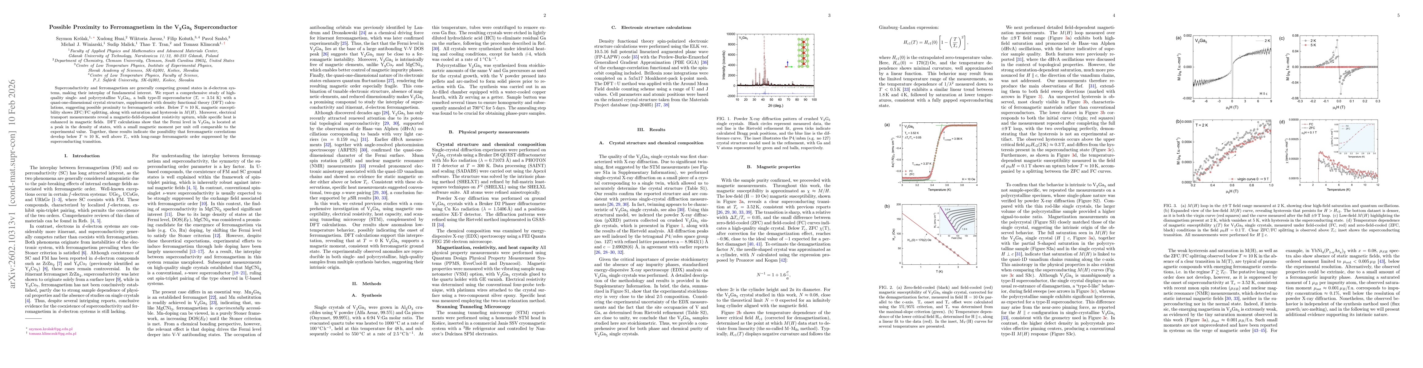 Thumbnail for Possible Proximity to Ferromagnetism in the V$_2$Ga$_5$ Superconductor