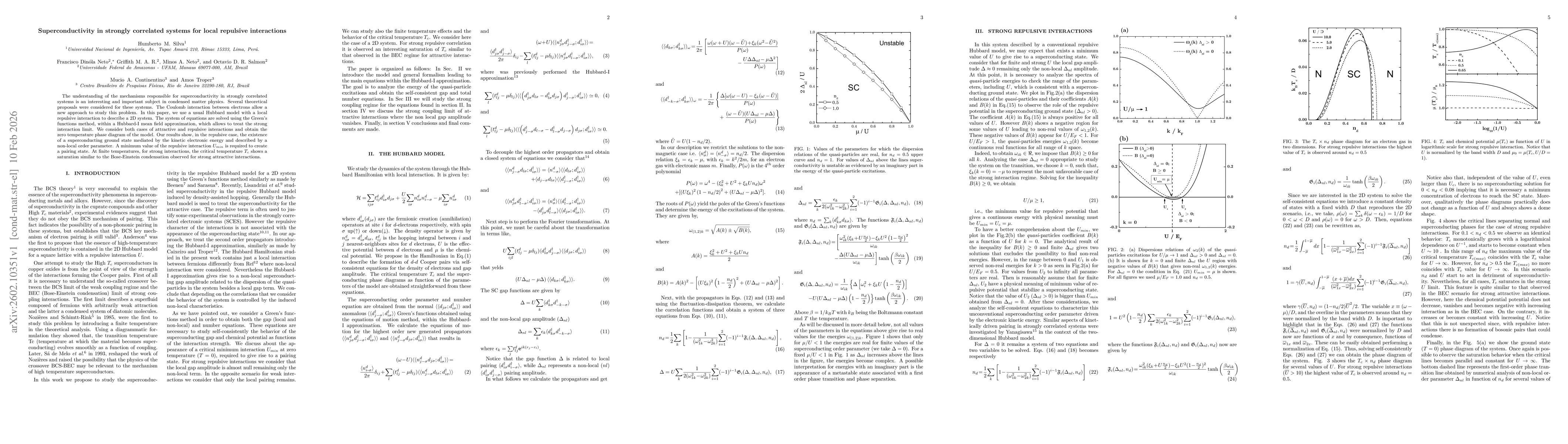 Thumbnail for Superconductivity in strongly correlated systems for local repulsive interactions