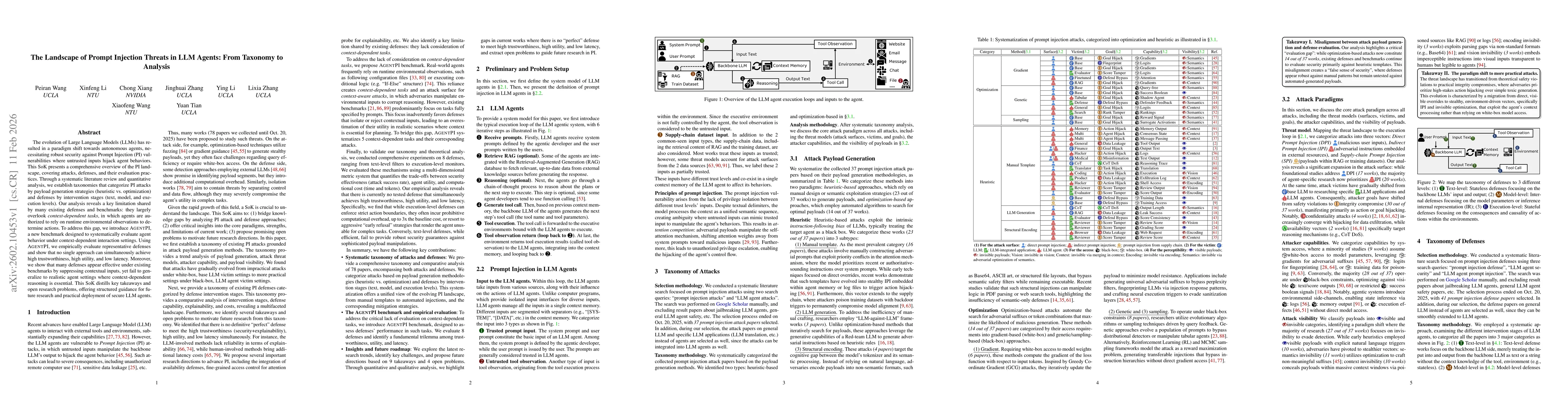 Thumbnail for The Landscape of Prompt Injection Threats in LLM Agents: From Taxonomy to Analysis