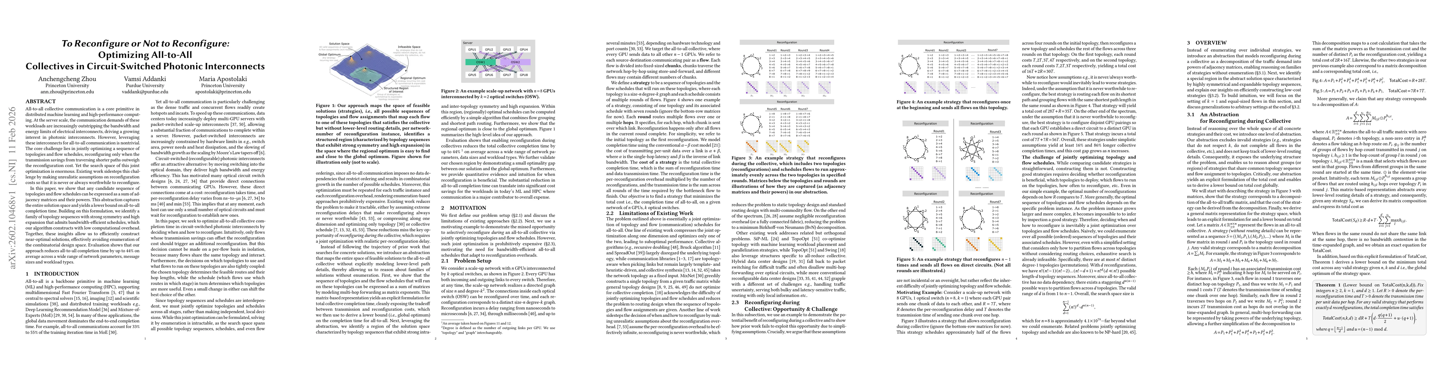 Thumbnail for To Reconfigure or Not to Reconfigure: Optimizing All-to-All Collectives in Circuit-Switched Photonic Interconnects