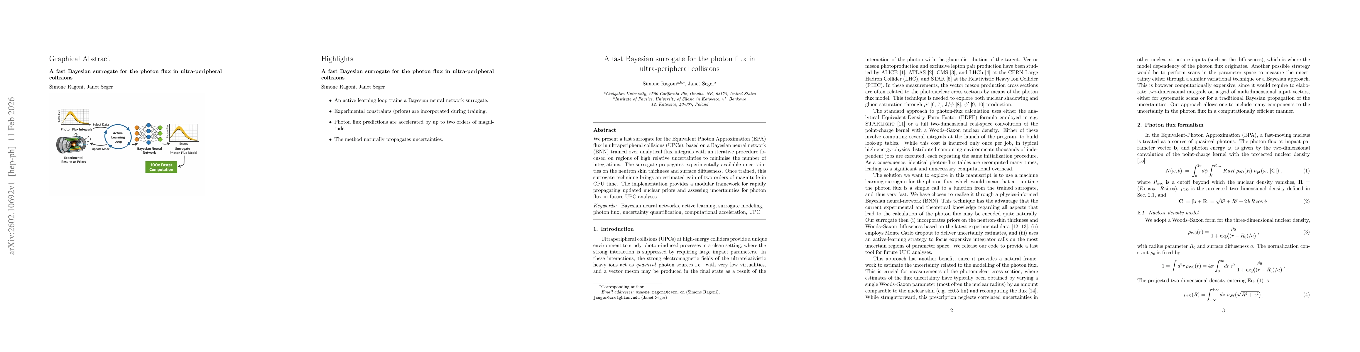 Thumbnail for A fast Bayesian surrogate for the photon flux in ultra-peripheral collisions