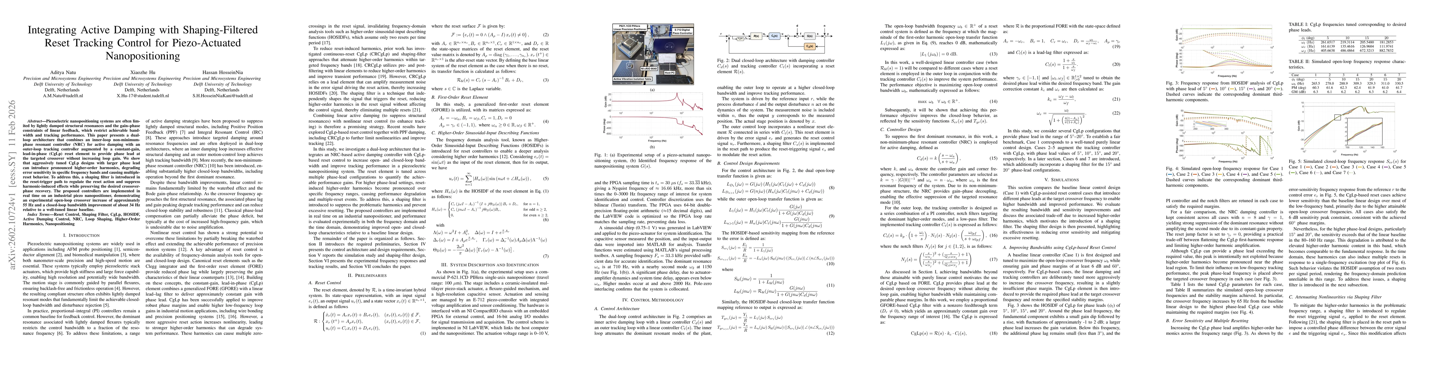 Thumbnail for Integrating Active Damping with Shaping-Filtered Reset Tracking Control for Piezo-Actuated Nanopositioning