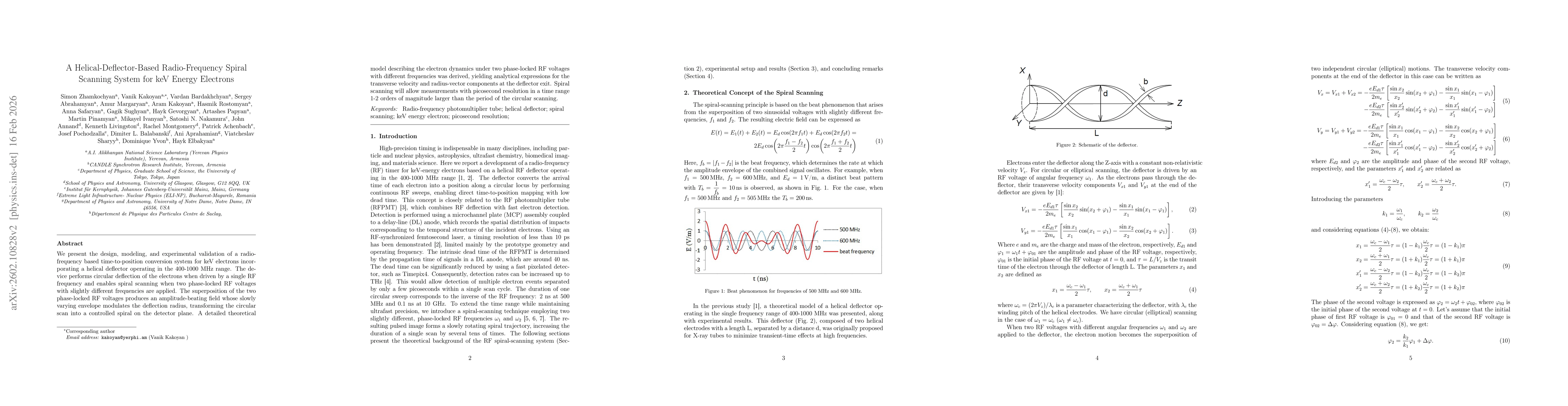 Thumbnail for A Helical-Deflector-Based Radio-Frequency Spiral Scanning System for keV Energy Electrons