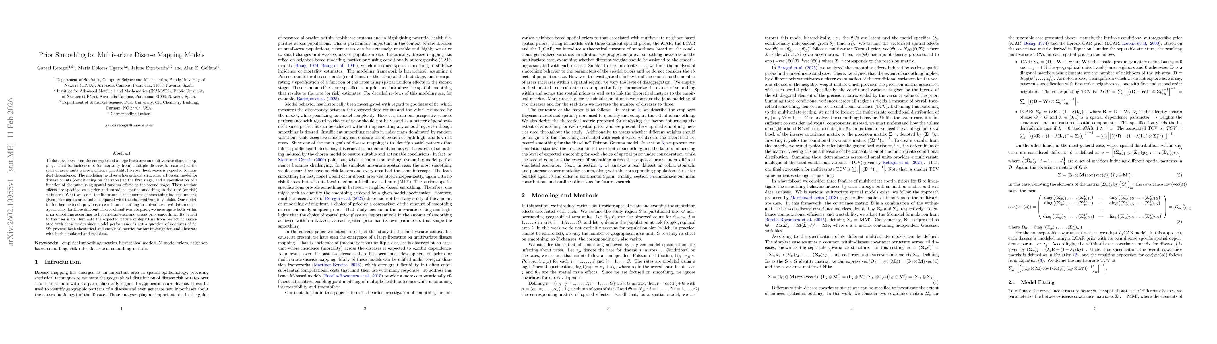 Thumbnail for Prior Smoothing for Multivariate Disease Mapping Models