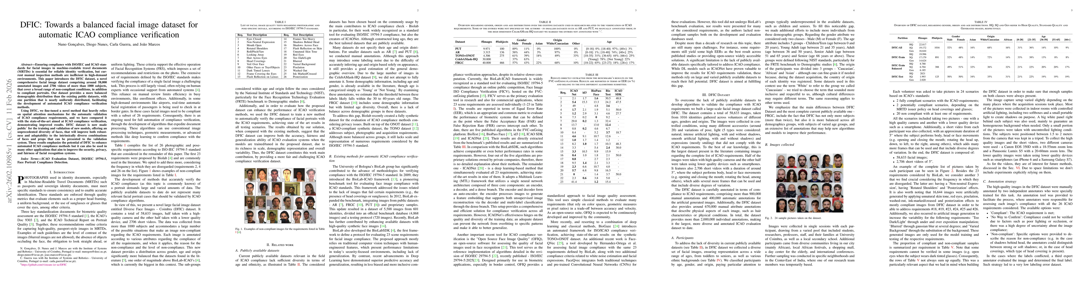 Thumbnail for DFIC: Towards a balanced facial image dataset for automatic ICAO compliance verification