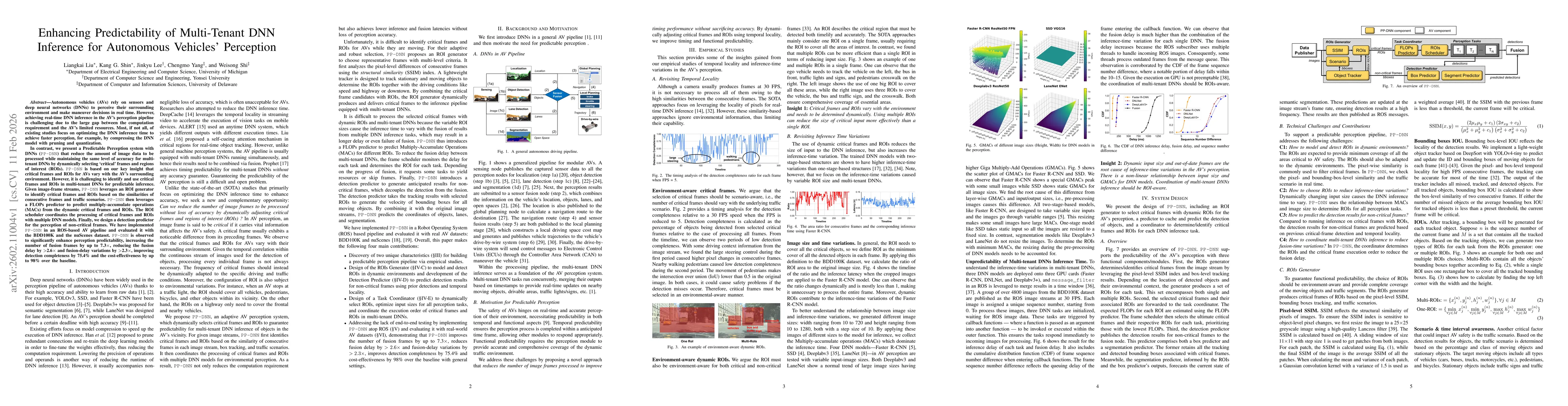 Thumbnail for Enhancing Predictability of Multi-Tenant DNN Inference for Autonomous Vehicles' Perception