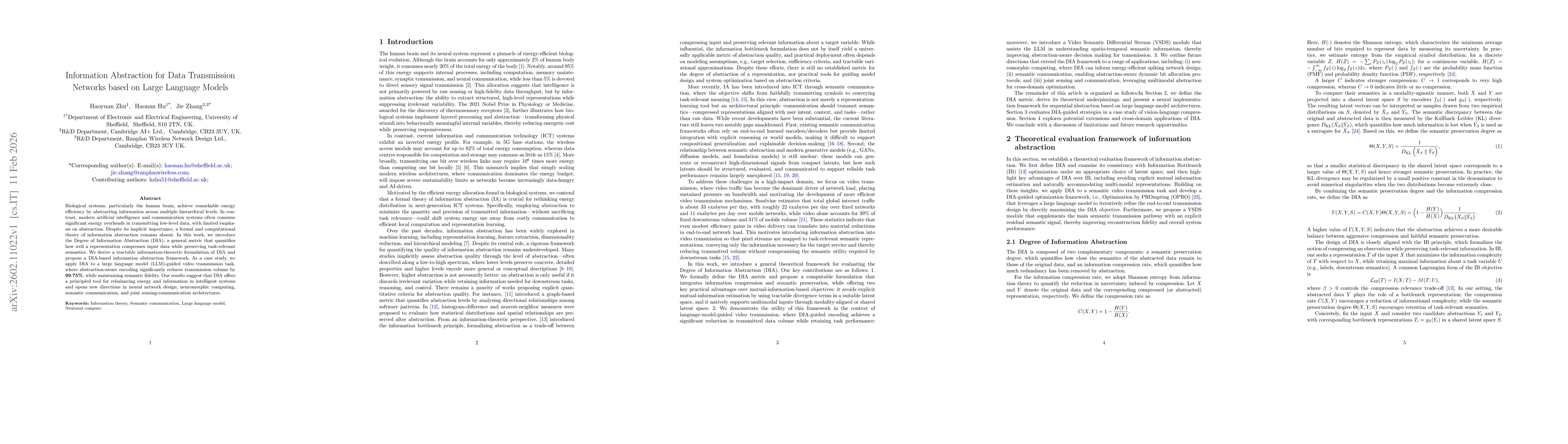 Thumbnail for Information Abstraction for Data Transmission Networks based on Large Language Models