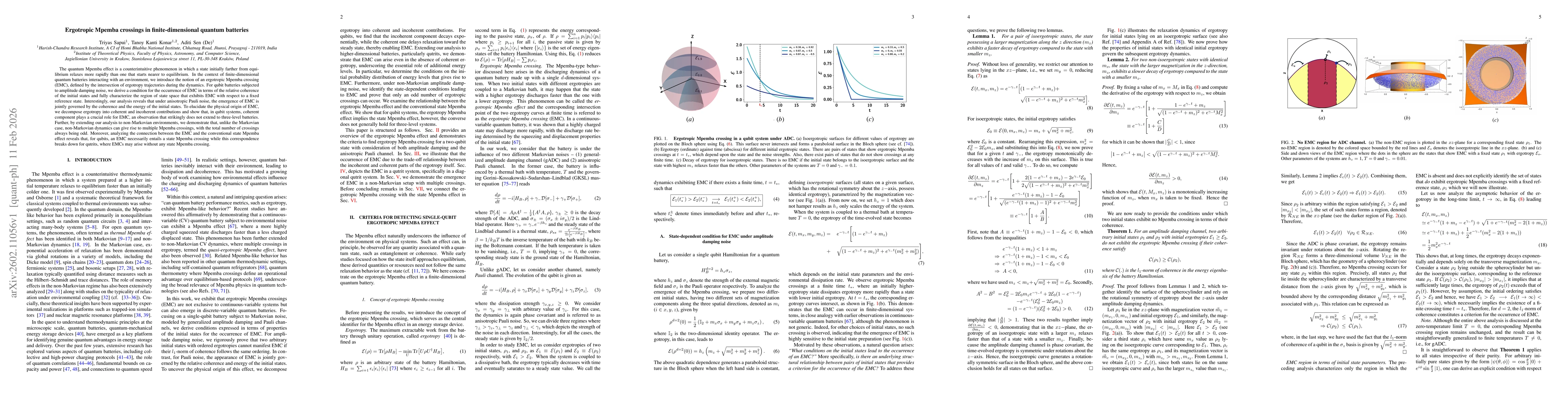 Thumbnail for Ergotropic Mpemba crossings in finite-dimensional quantum batteries