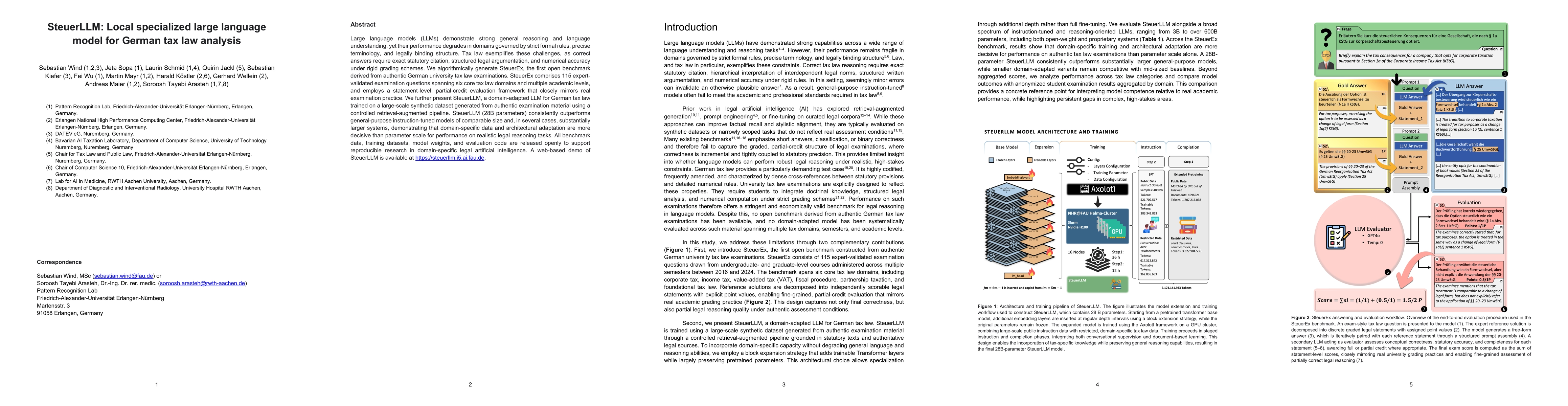 Thumbnail for SteuerLLM: Local specialized large language model for German tax law analysis
