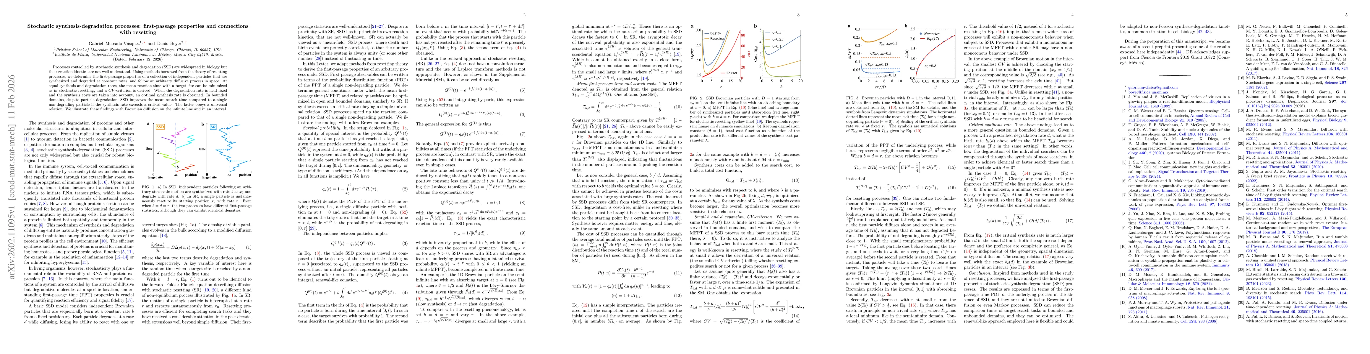Thumbnail for Stochastic synthesis-degradation processes: first-passage properties and connections with resetting