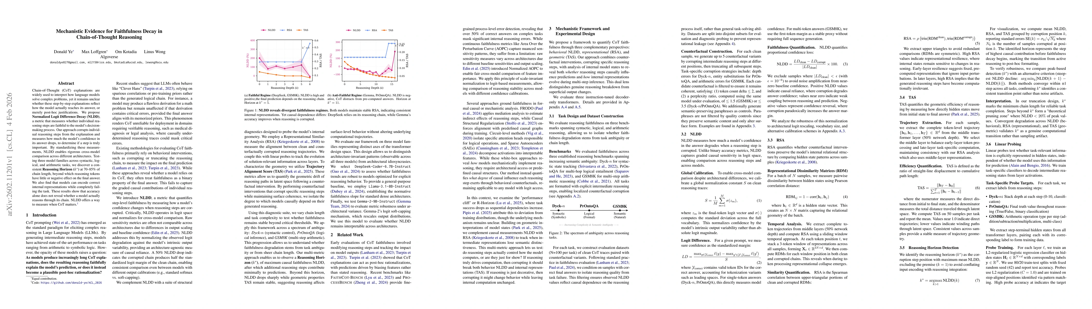 Thumbnail for Mechanistic Evidence for Faithfulness Decay in Chain-of-Thought Reasoning