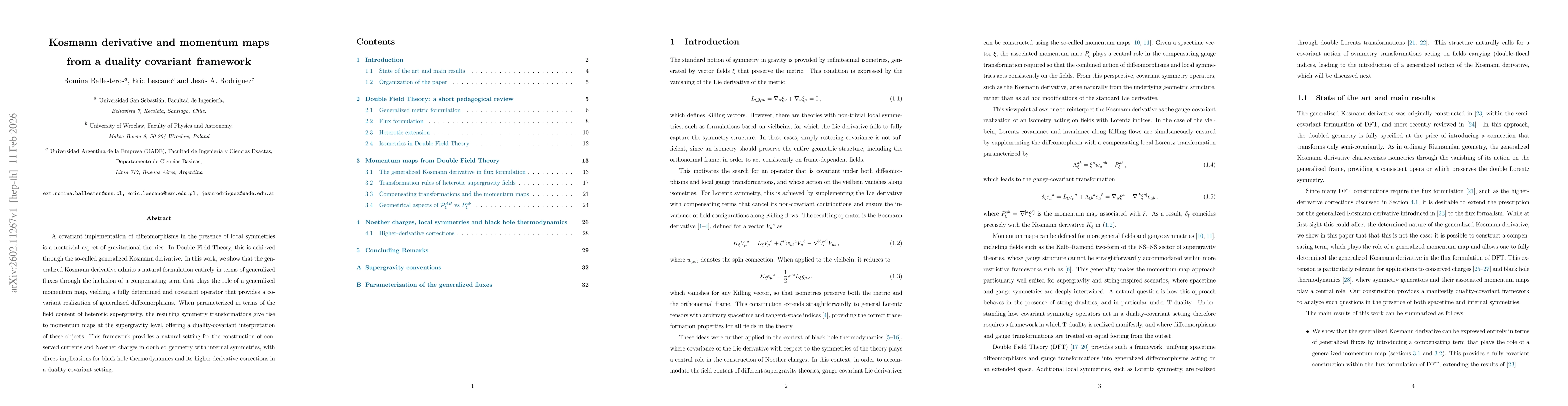 Thumbnail for Kosmann derivative and momentum maps from a duality covariant framework