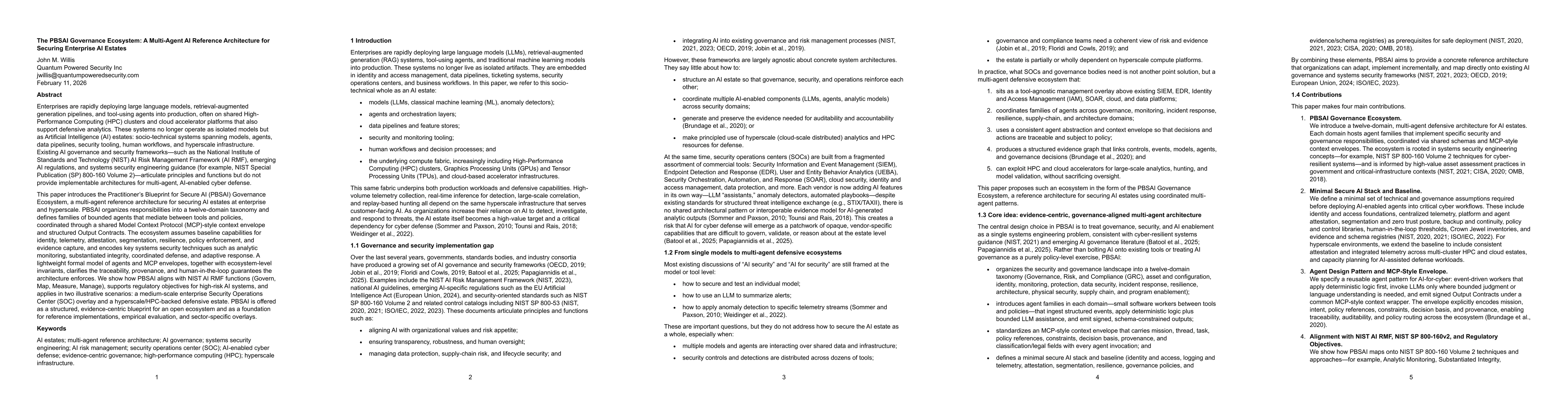 Thumbnail for The PBSAI Governance Ecosystem: A Multi-Agent AI Reference Architecture for Securing Enterprise AI Estates