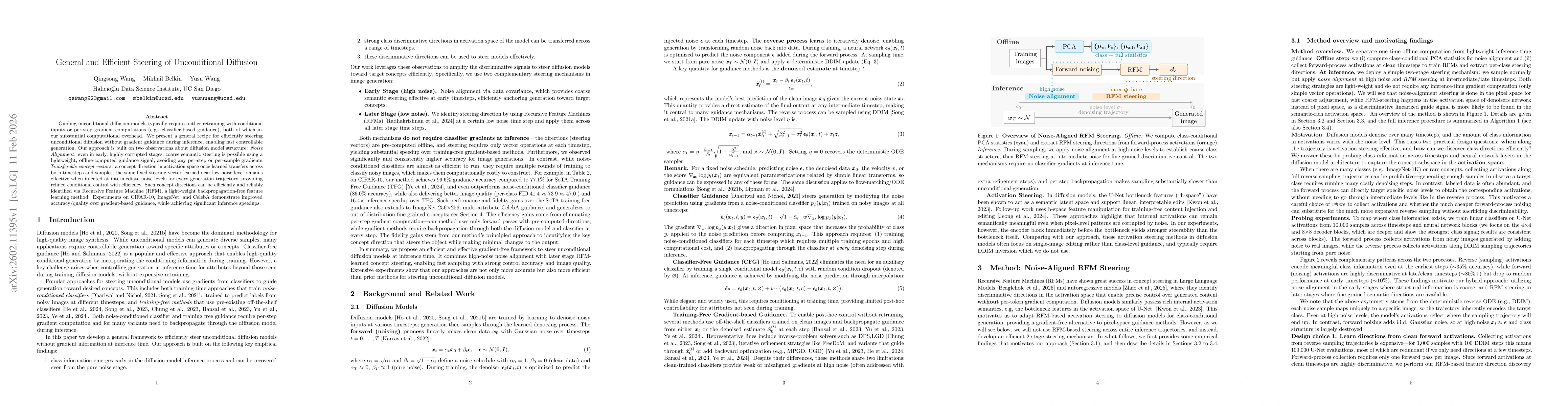 Thumbnail for General and Efficient Steering of Unconditional Diffusion
