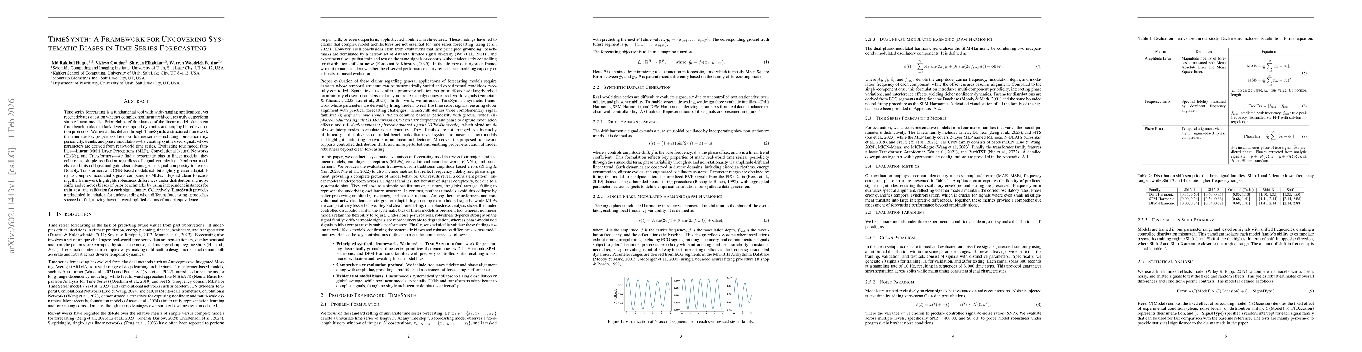 Thumbnail for TimeSynth: A Framework for Uncovering Systematic Biases in Time Series Forecasting