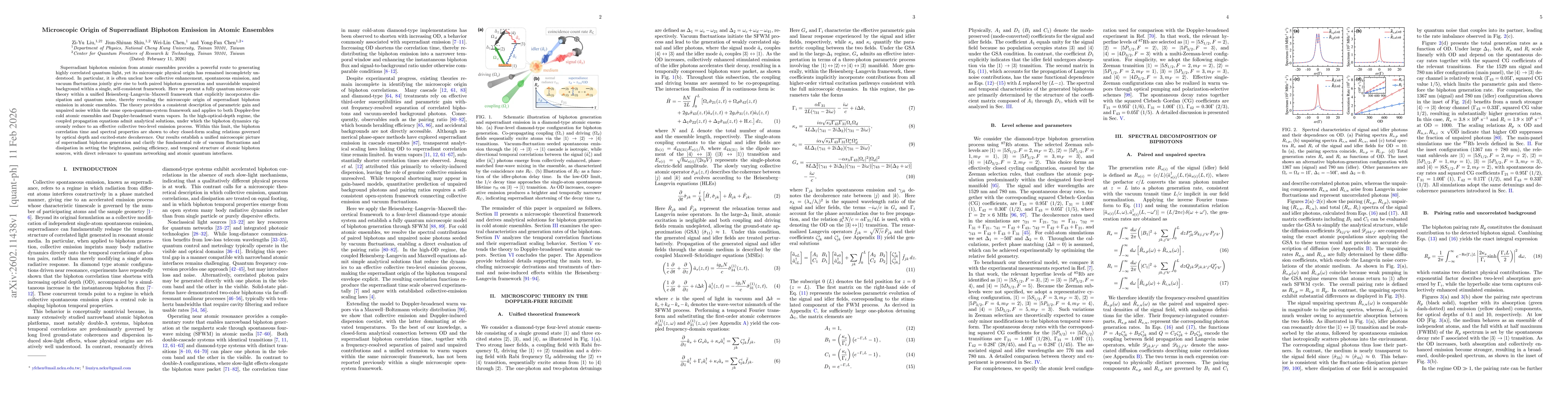 Thumbnail for Microscopic Origin of Superradiant Biphoton Emission in Atomic Ensembles