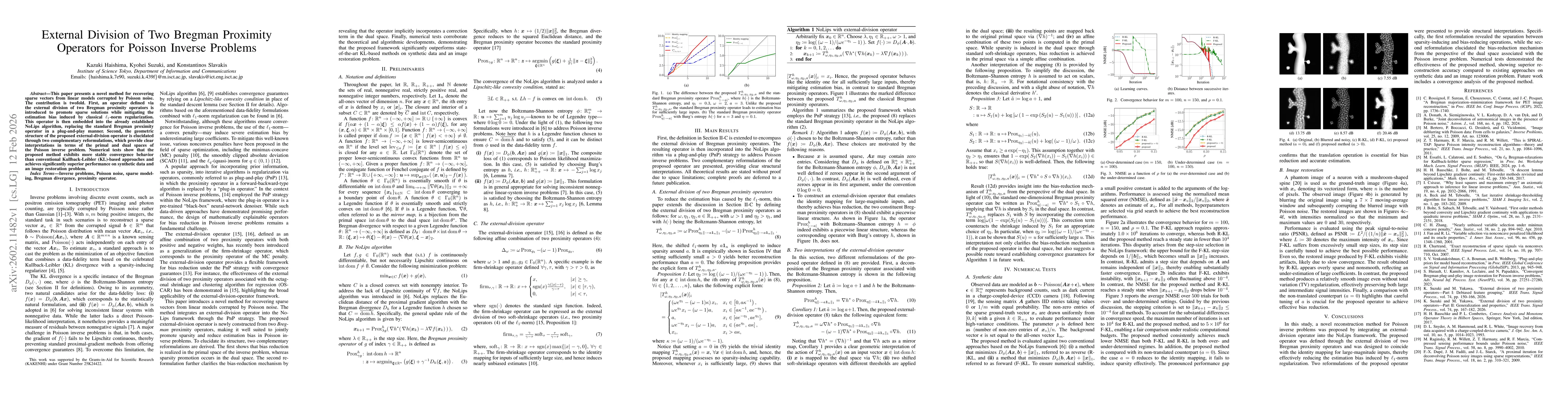 Thumbnail for External Division of Two Bregman Proximity Operators for Poisson Inverse Problems
